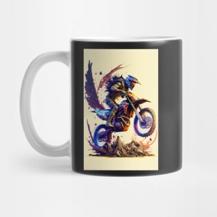 Dirt Bike Paint Splash Style Mug